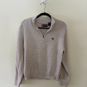 Chaps long-sleeve 1/4 zip pullover - Size large